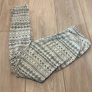 Patterned Gray Leggings